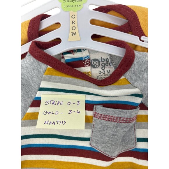 Baby Clothes - Bodysuits, Sweatshirt, Hat, Socks - Sizes 0-3M & 3-6M‎ - Picture 9 of 12